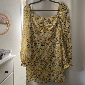 Retro floral dress